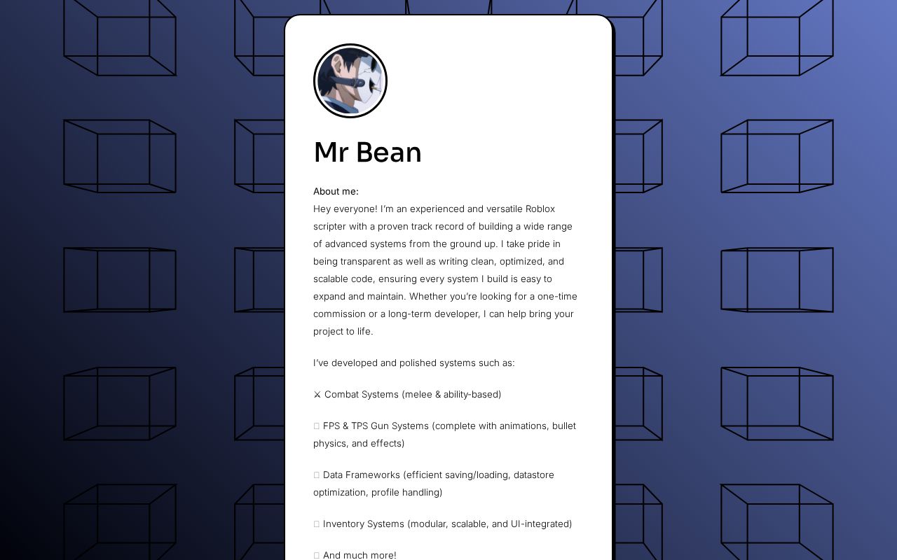 MrBeanPortfolio
